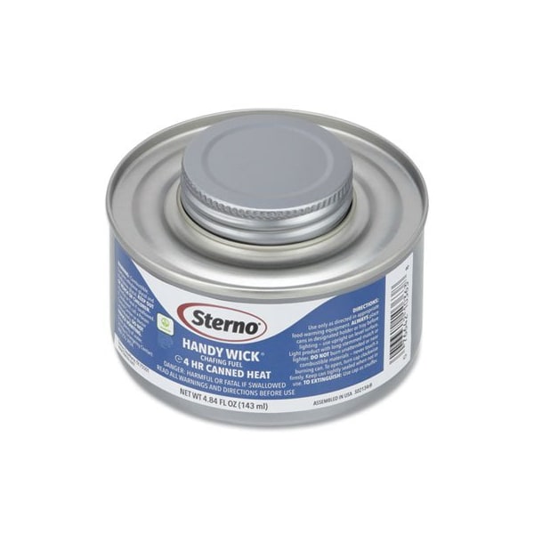Sternogrp Sterno, Handy Wick Chafing Fuel, Can, Methanol, Four-Hour Burn, 24PK 10364 - main